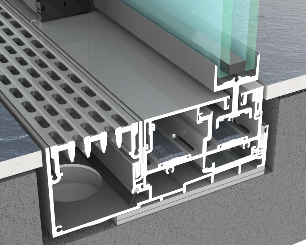 UltraEDGE™ Sliding Door (i-Drive Bottom Rail)